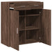 Dulap, stejar maro, 80x42,5x93 cm, lemn prelucrat - WALTI WALTI