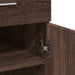 Dulap, stejar maro, 80x42,5x93 cm, lemn prelucrat - WALTI WALTI