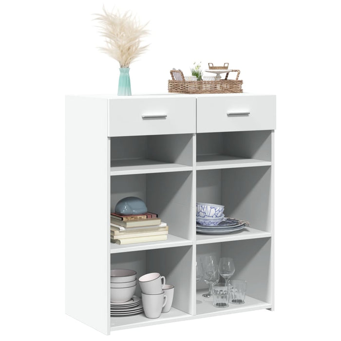 Dulap, alb, 80x42,5x93 cm, lemn prelucrat - WALTI WALTI