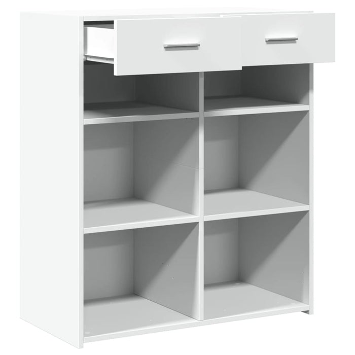 Dulap, alb, 80x42,5x93 cm, lemn prelucrat - WALTI WALTI