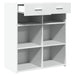 Dulap, alb, 80x42,5x93 cm, lemn prelucrat - WALTI WALTI