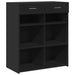 Dulap, negru, 80x42,5x93 cm, lemn prelucrat - WALTI WALTI