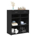 Dulap, negru, 80x42,5x93 cm, lemn prelucrat - WALTI WALTI