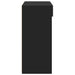 Dulap, negru, 80x42,5x93 cm, lemn prelucrat - WALTI WALTI