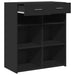 Dulap, negru, 80x42,5x93 cm, lemn prelucrat - WALTI WALTI