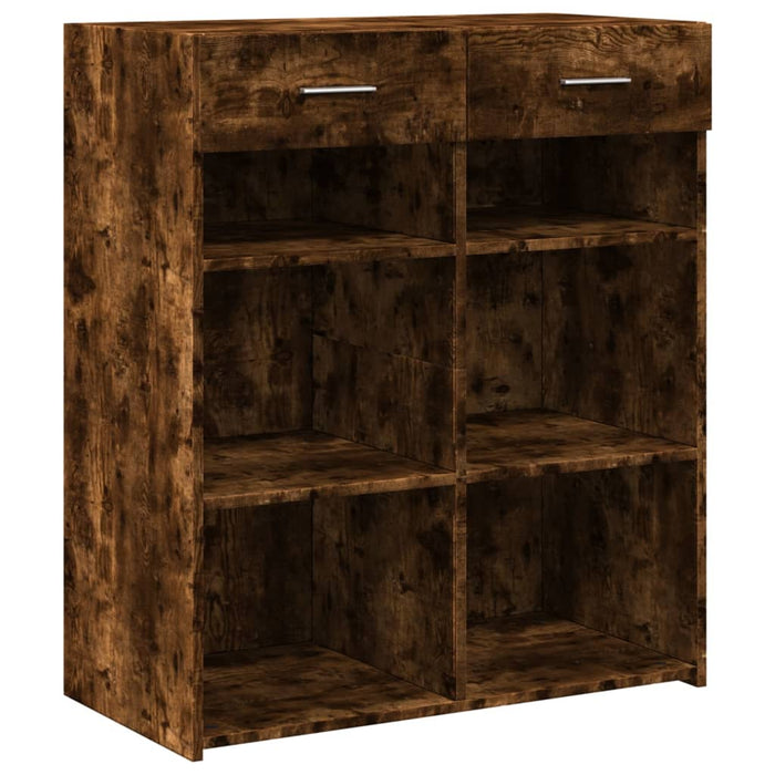 Dulap, stejar fumuriu, 80x42,5x93 cm, lemn prelucrat - WALTI WALTI