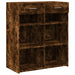 Dulap, stejar fumuriu, 80x42,5x93 cm, lemn prelucrat - WALTI WALTI