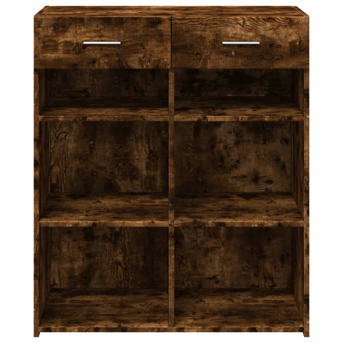 Dulap, stejar fumuriu, 80x42,5x93 cm, lemn prelucrat - WALTI WALTI