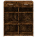Dulap, stejar fumuriu, 80x42,5x93 cm, lemn prelucrat - WALTI WALTI