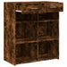 Dulap, stejar fumuriu, 80x42,5x93 cm, lemn prelucrat - WALTI WALTI
