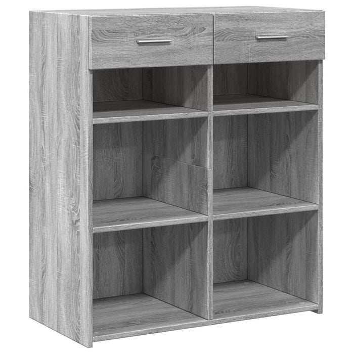 Dulap, sonoma gri, 80x42,5x93 cm, lemn prelucrat - WALTI WALTI