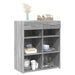 Dulap, sonoma gri, 80x42,5x93 cm, lemn prelucrat - WALTI WALTI