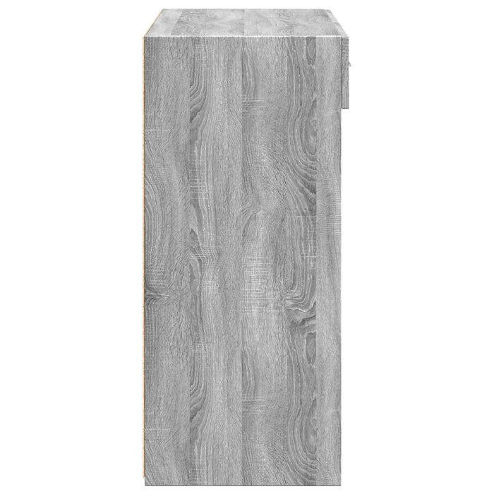 Dulap, sonoma gri, 80x42,5x93 cm, lemn prelucrat - WALTI WALTI