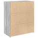 Dulap, sonoma gri, 80x42,5x93 cm, lemn prelucrat - WALTI WALTI
