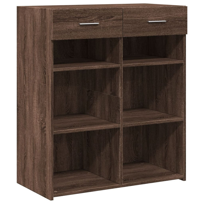 Dulap, stejar maro, 80x42,5x93 cm, lemn prelucrat - WALTI WALTI