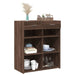 Dulap, stejar maro, 80x42,5x93 cm, lemn prelucrat - WALTI WALTI