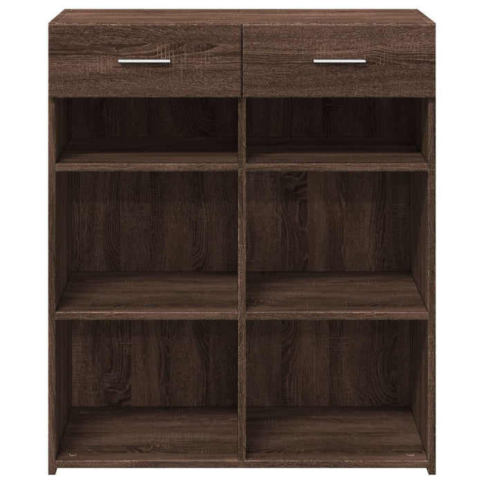 Dulap, stejar maro, 80x42,5x93 cm, lemn prelucrat - WALTI WALTI
