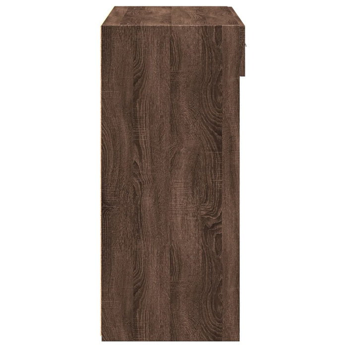 Dulap, stejar maro, 80x42,5x93 cm, lemn prelucrat - WALTI WALTI