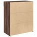 Dulap, stejar maro, 80x42,5x93 cm, lemn prelucrat - WALTI WALTI