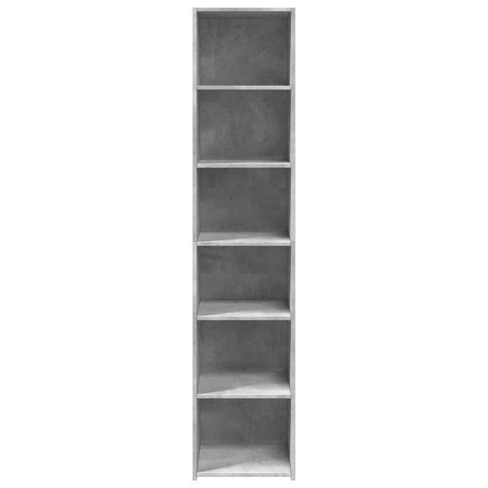 Dulap înalt, gri beton, 40x41x185 cm, lemn prelucrat - WALTI WALTI