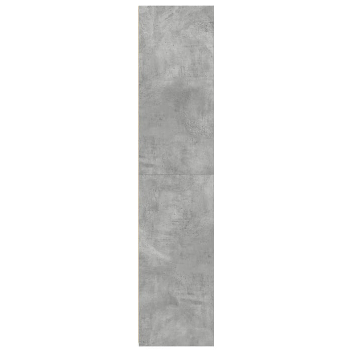 Dulap înalt, gri beton, 40x41x185 cm, lemn prelucrat - WALTI WALTI