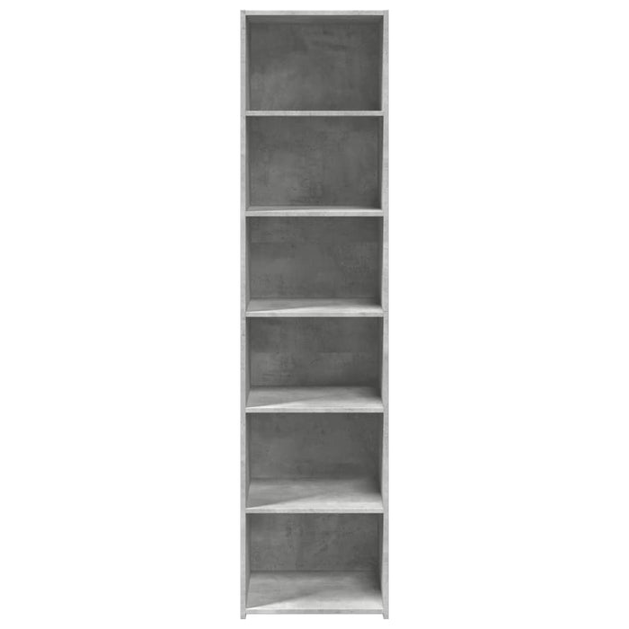 Dulap înalt, gri beton, 45x41x185 cm, lemn prelucrat - WALTI WALTI