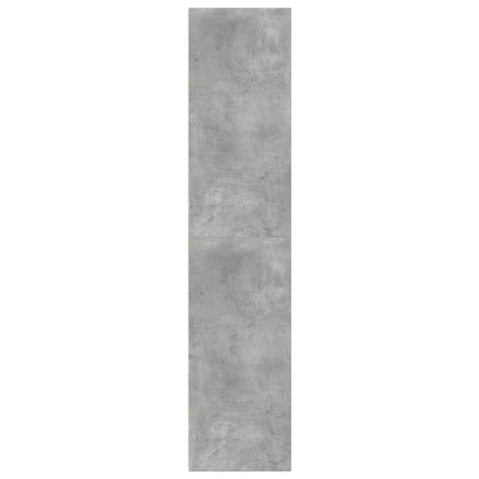 Dulap înalt, gri beton, 45x41x185 cm, lemn prelucrat - WALTI WALTI
