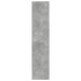Dulap înalt, gri beton, 45x41x185 cm, lemn prelucrat - WALTI WALTI