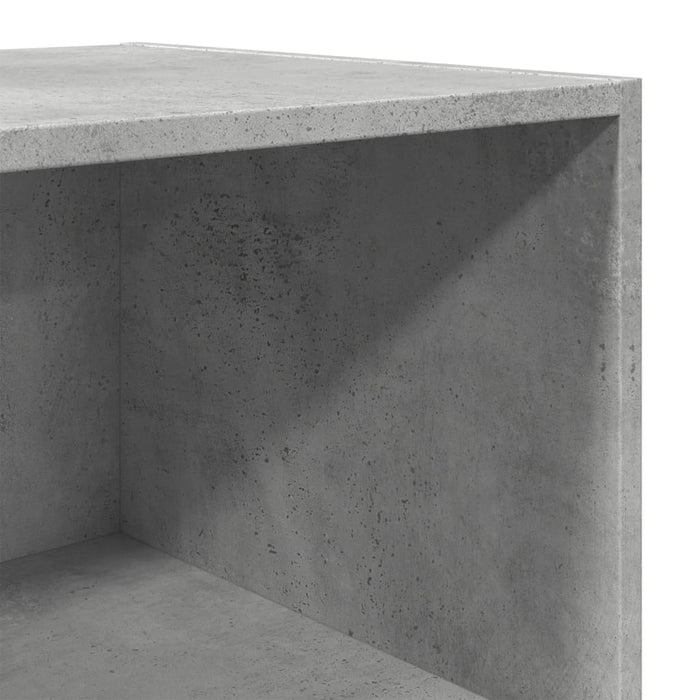 Dulap înalt, gri beton, 45x41x185 cm, lemn prelucrat - WALTI WALTI