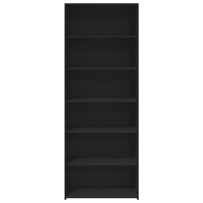 Dulap înalt, negru, 70x41x185 cm, lemn prelucrat - WALTI WALTI