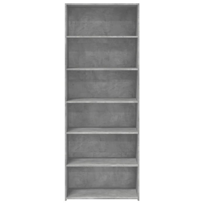 Dulap înalt, gri beton, 70x41x185 cm, lemn prelucrat - WALTI WALTI