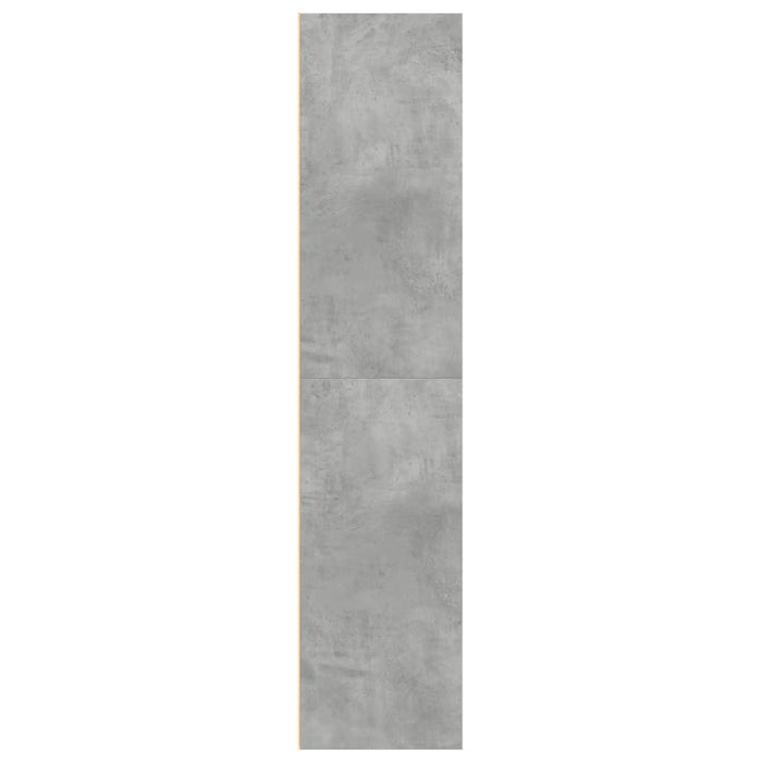 Dulap înalt, gri beton, 70x41x185 cm, lemn prelucrat - WALTI WALTI