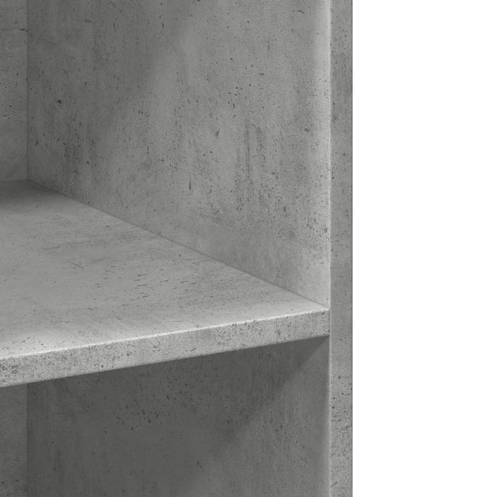 Dulap înalt, gri beton, 70x41x185 cm, lemn prelucrat - WALTI WALTI