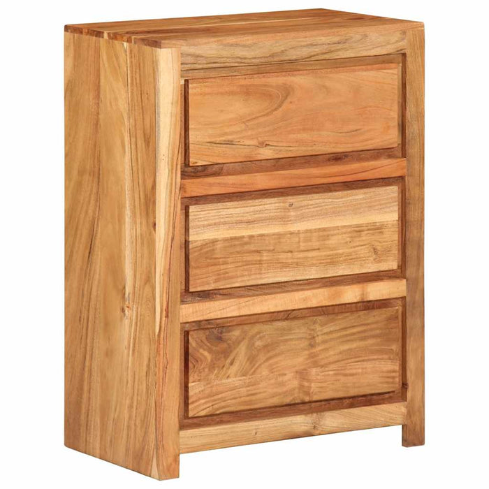 Dulap cu sertar, 55x33x75 cm, lemn masiv de acacia - WALTI WALTI