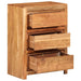 Dulap cu sertar, 55x33x75 cm, lemn masiv de acacia - WALTI WALTI