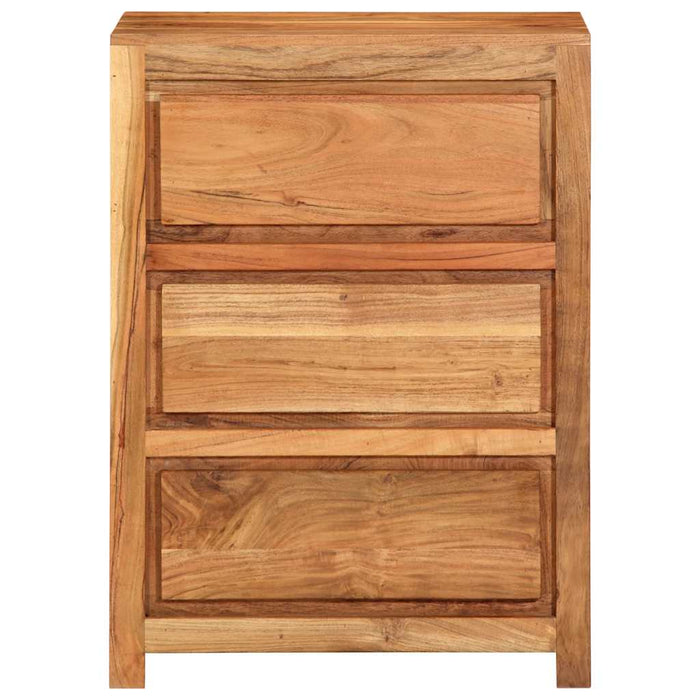 Dulap cu sertar, 55x33x75 cm, lemn masiv de acacia - WALTI WALTI