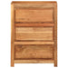 Dulap cu sertar, 55x33x75 cm, lemn masiv de acacia - WALTI WALTI