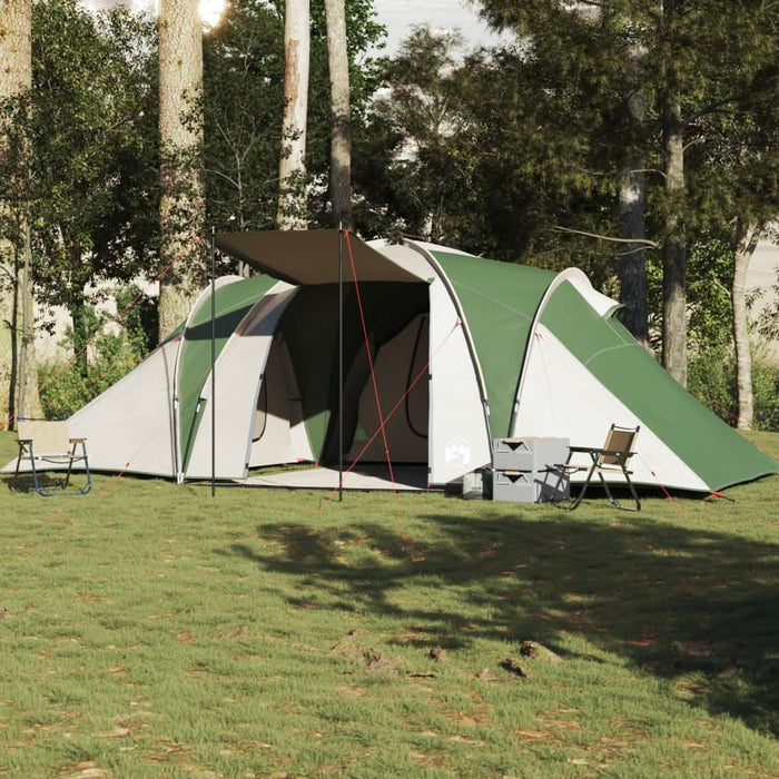 Cort de camping cupolă pentru 6 persoane, verde, impermeabil - WALTI WALTI