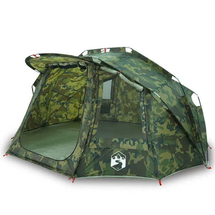 Cort de pescuit pentru 5 persoane, camuflaj, impermeabil - WALTI WALTI