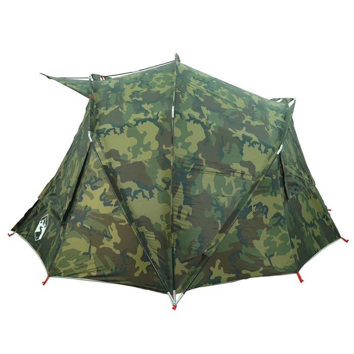 Cort de pescuit pentru 5 persoane, camuflaj, impermeabil - WALTI WALTI