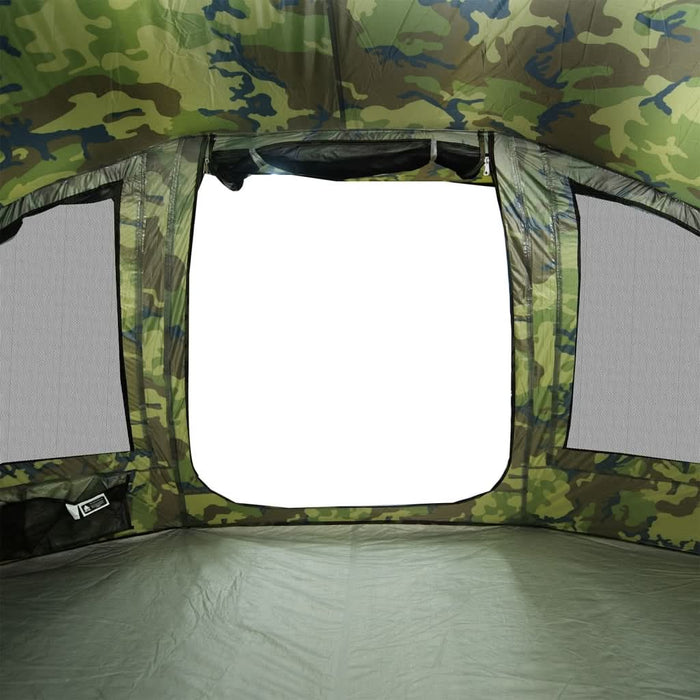 Cort de pescuit pentru 5 persoane, camuflaj, impermeabil - WALTI WALTI