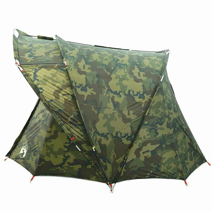 Cort de pescuit pentru 4 persoane, camuflaj, impermeabil - WALTI WALTI