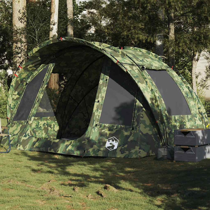 Cort de pescuit pentru 2 persoane, camuflaj, impermeabil - WALTI WALTI