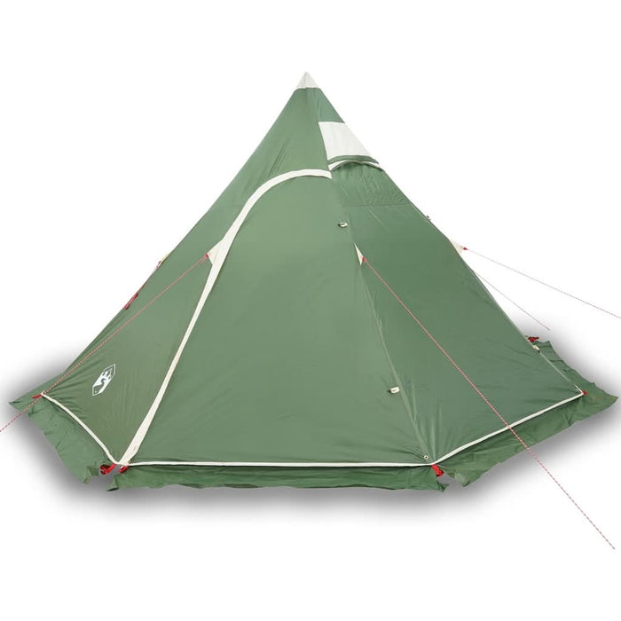 Cort de camping tipi pentru 5 persoane, verde, impermeabil - WALTI WALTI