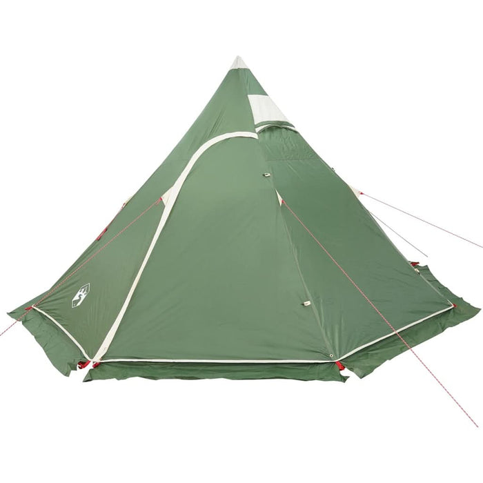 Cort de camping tipi pentru 5 persoane, verde, impermeabil - WALTI WALTI