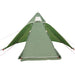 Cort de camping tipi pentru 5 persoane, verde, impermeabil - WALTI WALTI