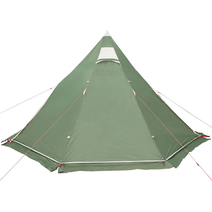 Cort de camping tipi pentru 5 persoane, verde, impermeabil - WALTI WALTI