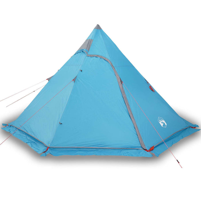 Cort de camping tipi pentru 5 persoane, albastru, impermeabil - WALTI WALTI