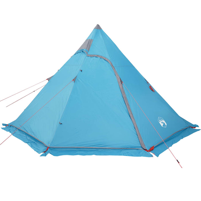 Cort de camping tipi pentru 5 persoane, albastru, impermeabil - WALTI WALTI
