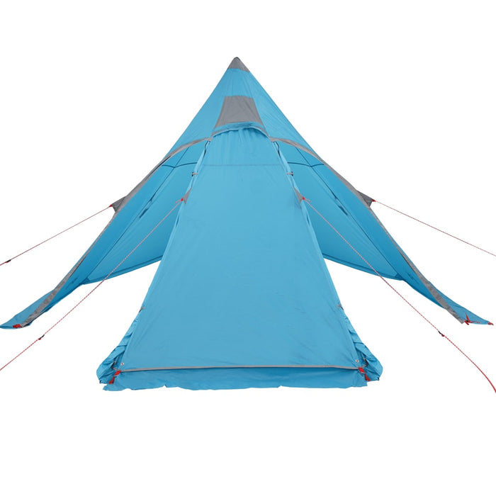 Cort de camping tipi pentru 5 persoane, albastru, impermeabil - WALTI WALTI
